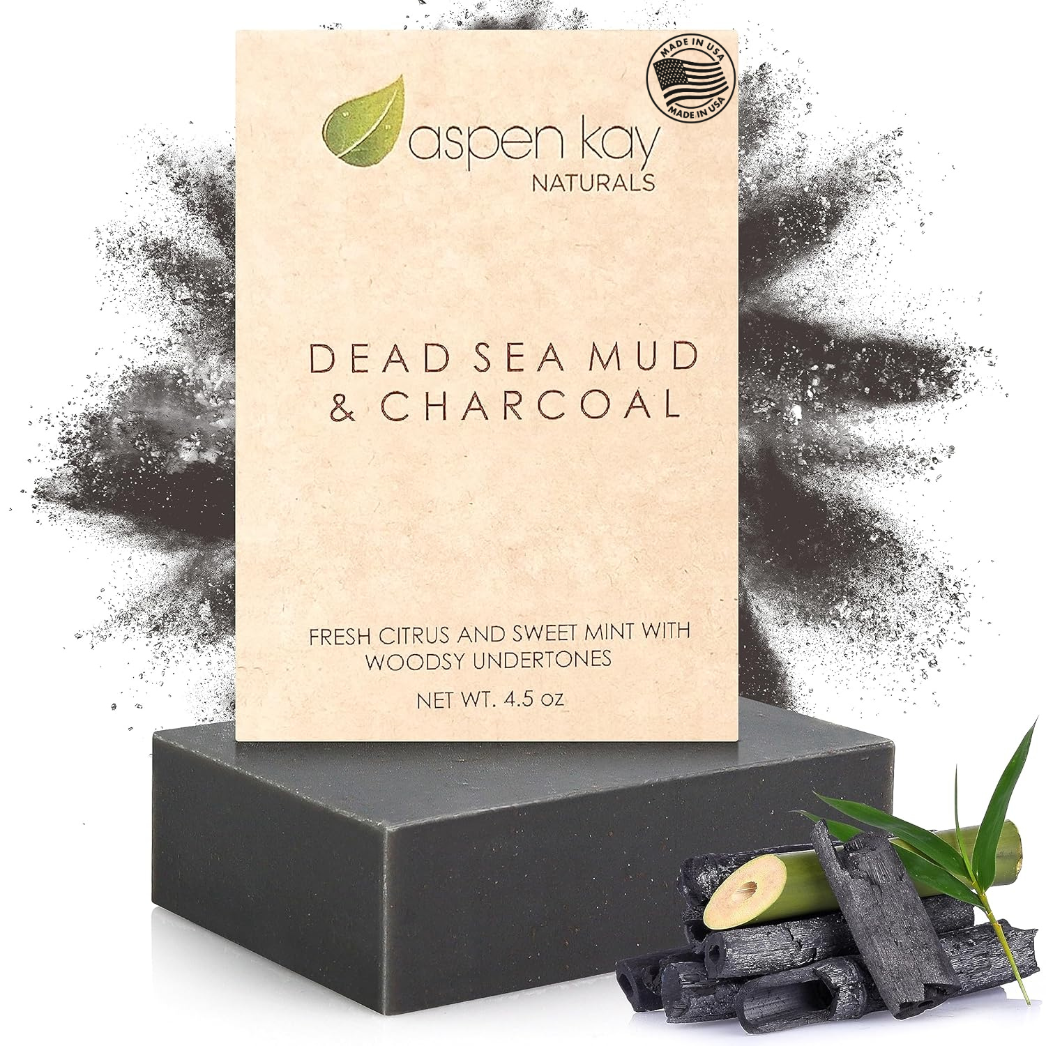 Dead Sea Mud & Charcoal - Bar Soap