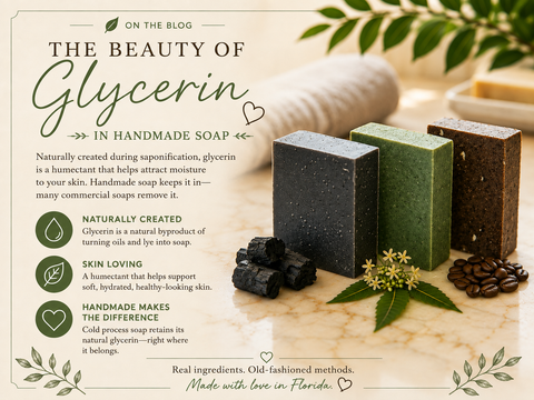 What Is Glycerin and Why Does Handmade Soap Have More of It?