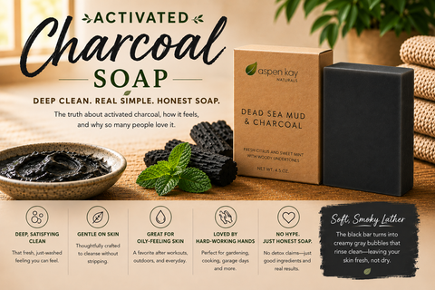 Activated Charcoal Soap: What It Is, How It Feels & Why People Love It
