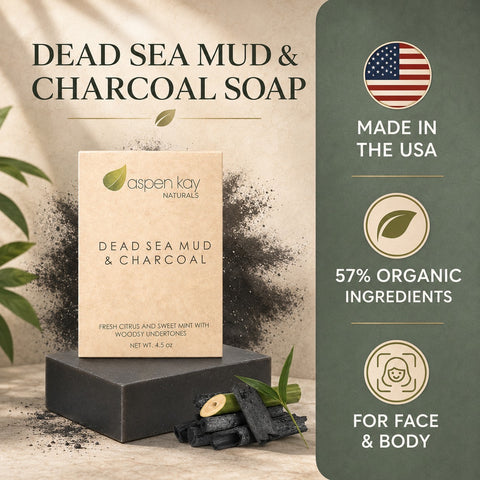 Dead Sea Mud & Charcoal - Bar Soap