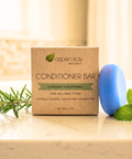Natural conditioner bar with rosemary and peppermint by Aspen Kay Naturals for the Shampoo & Conditioner Set - Rosemary and Mint
