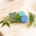 Shampoo & Conditioner Set - Rosemary Mint | Neem & Dead Sea Mud - Bar Soap