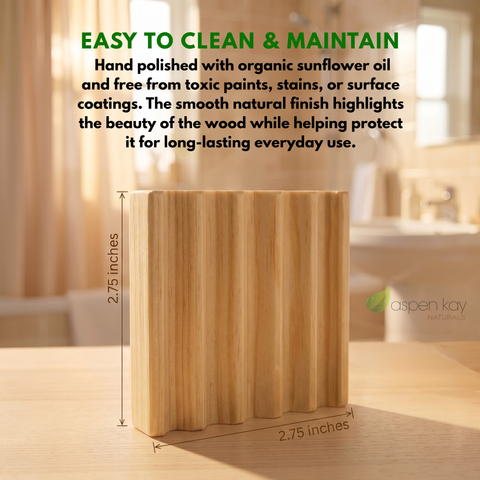 Handcrafted Mini Soap Dish (2 Pack)
