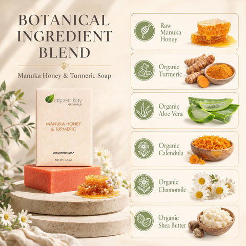 Manuka Honey and Turmeric - Bar Soap