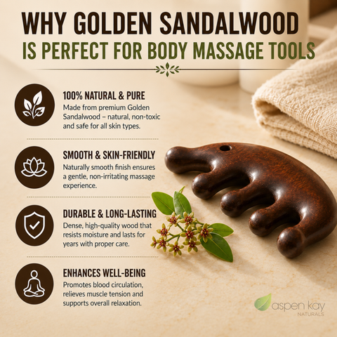 Sandalwood Massage Comb
