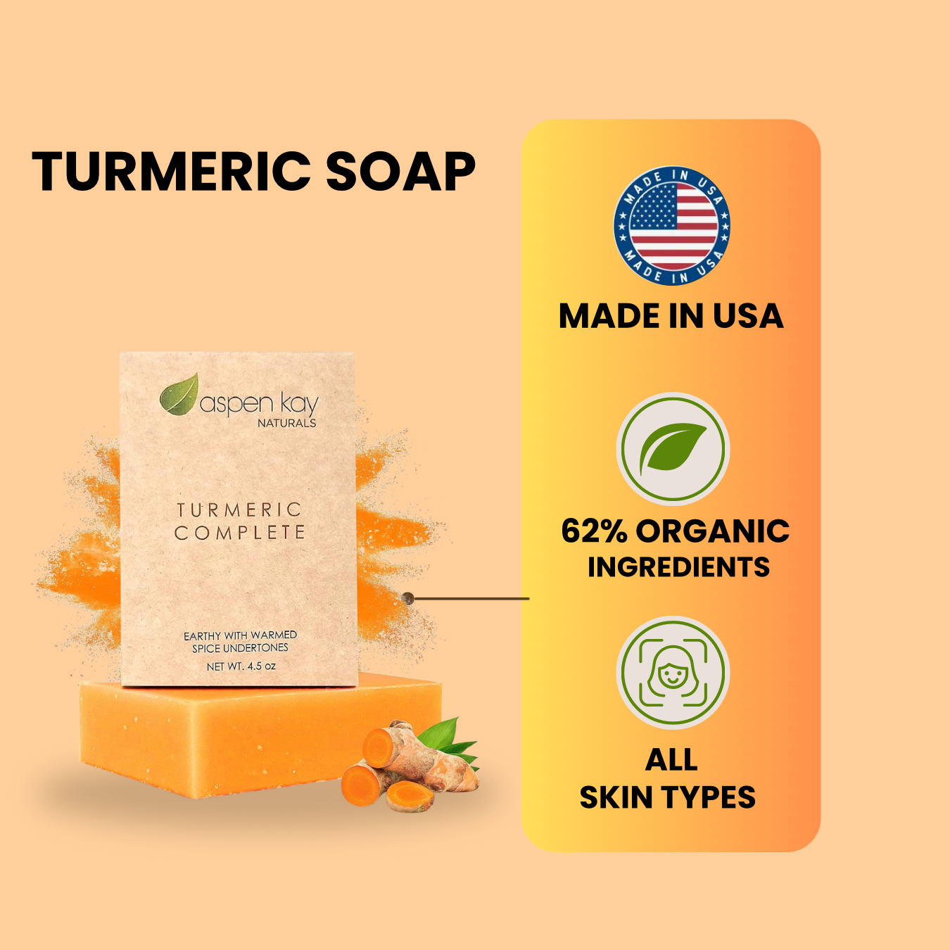 Turmeric Soap - Bar Soap