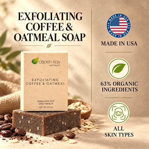 Exfoliating Coffee & Oatmeal - Bar Soap