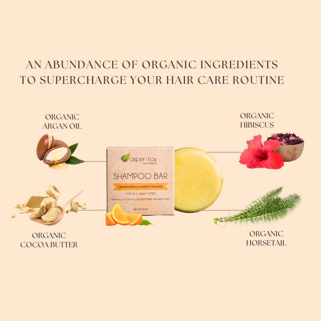 Shampoo Bar - Citrus: Gentle, Organic Hair Care | Aspen Kay Naturals