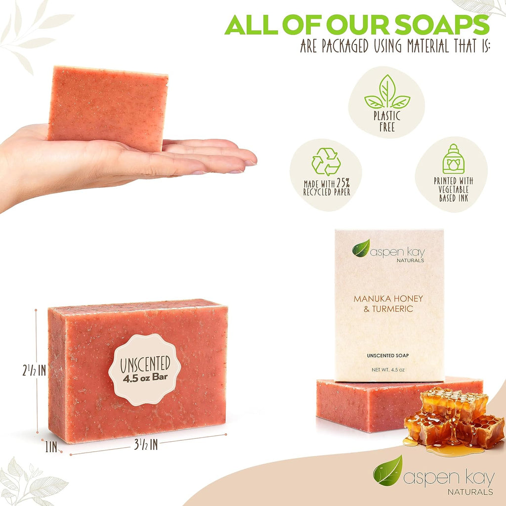 Manuka Honey and Turmeric - Bar Soap