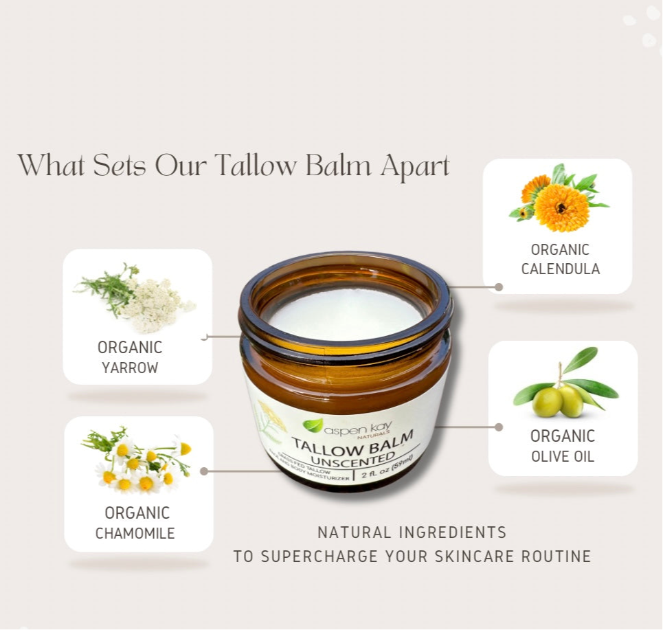 Tallow Balm Moisturizer - Unscented