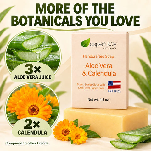 Aloe Vera & Calendula - Bar Soap