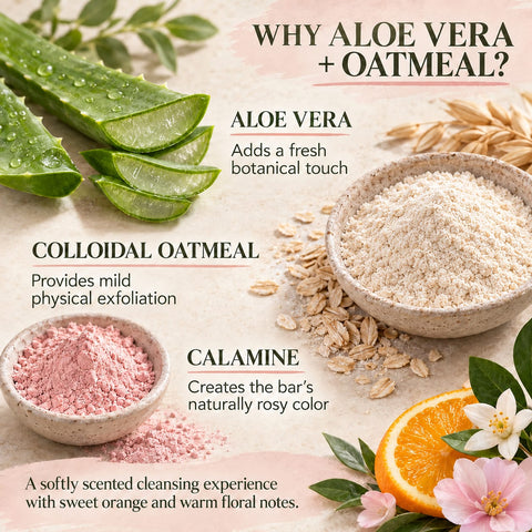 Aloe Vera with Calamine & Oatmeal Soap