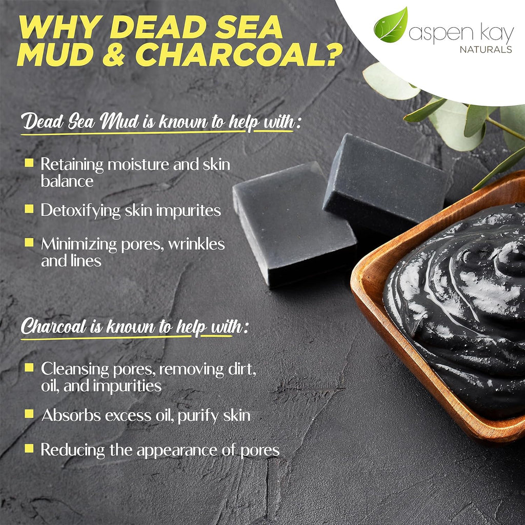 Dead Sea Mud & Charcoal - Bar Soap