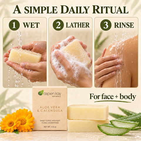 Aloe Vera & Calendula - Bar Soap