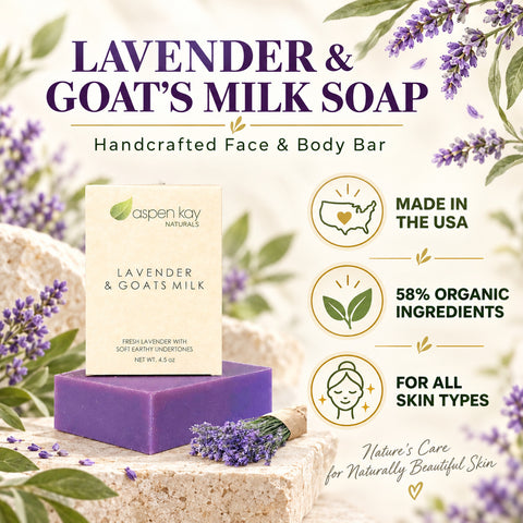 Lavender & Goats Milk - Bar Soap