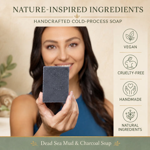 Dead Sea Mud & Charcoal - Bar Soap
