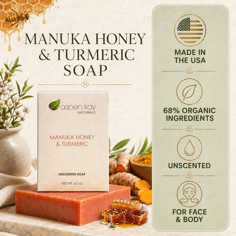 Manuka Honey and Turmeric - Bar Soap