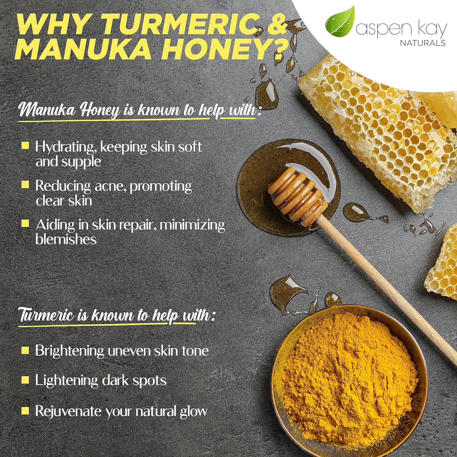 Manuka Honey and Turmeric - Bar Soap