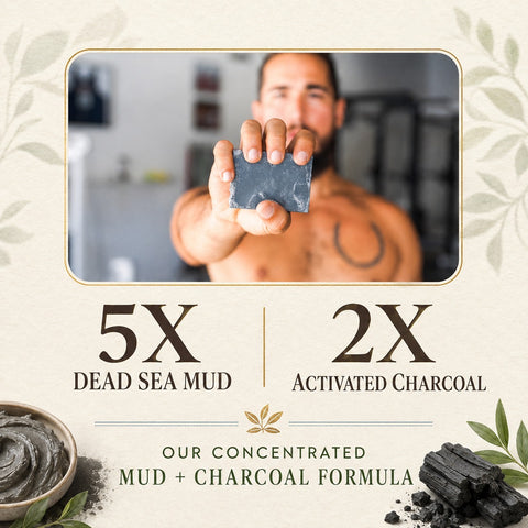 Dead Sea Mud & Charcoal - Bar Soap