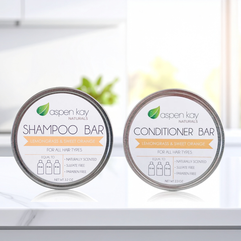Travel Tins Only - for Citrus Shampoo & Conditioner Set
