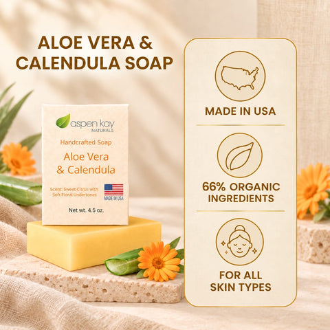 Aloe Vera & Calendula - Bar Soap