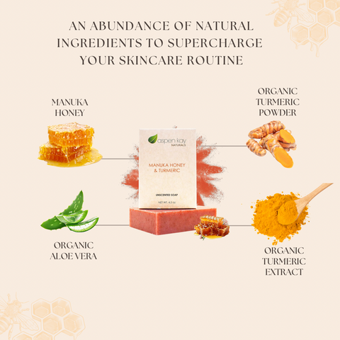 Manuka Honey and Turmeric - Bar Soap