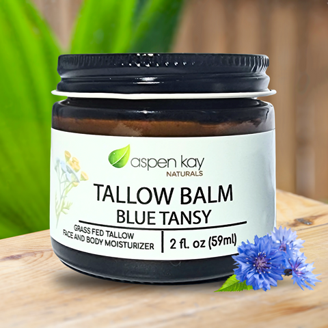 Tallow Balm Moisturizer - Blue Tansy