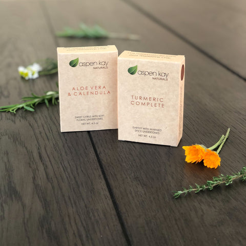 Aloe Vera & Calendula | Turmeric Soap (2 Pack)
