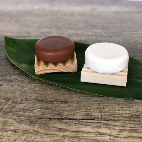 Hydrating Coconut Shampoo & Conditioner Set with 2 Mini Soap Dish