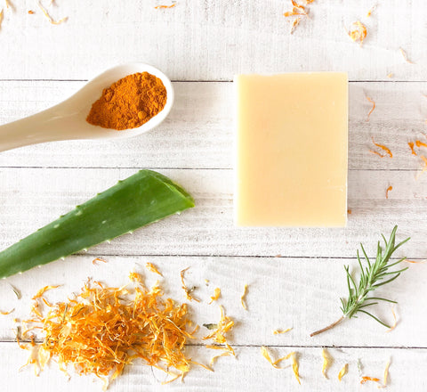 Turmeric & Honey with Alfalfa & Lemongrass Essential Oil Soap