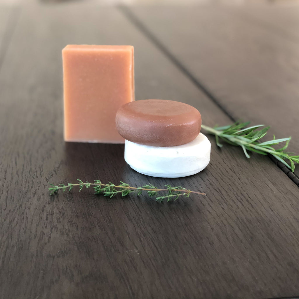Shampoo & Conditioner Set - Hydrating Coconut | Turmeric Soap - Bar Soap (3 Pack)